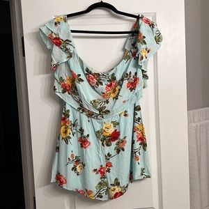 Off the Shoulder Romper